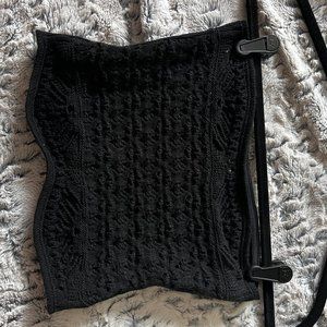 Saint Laurent Crochet Bustier Top